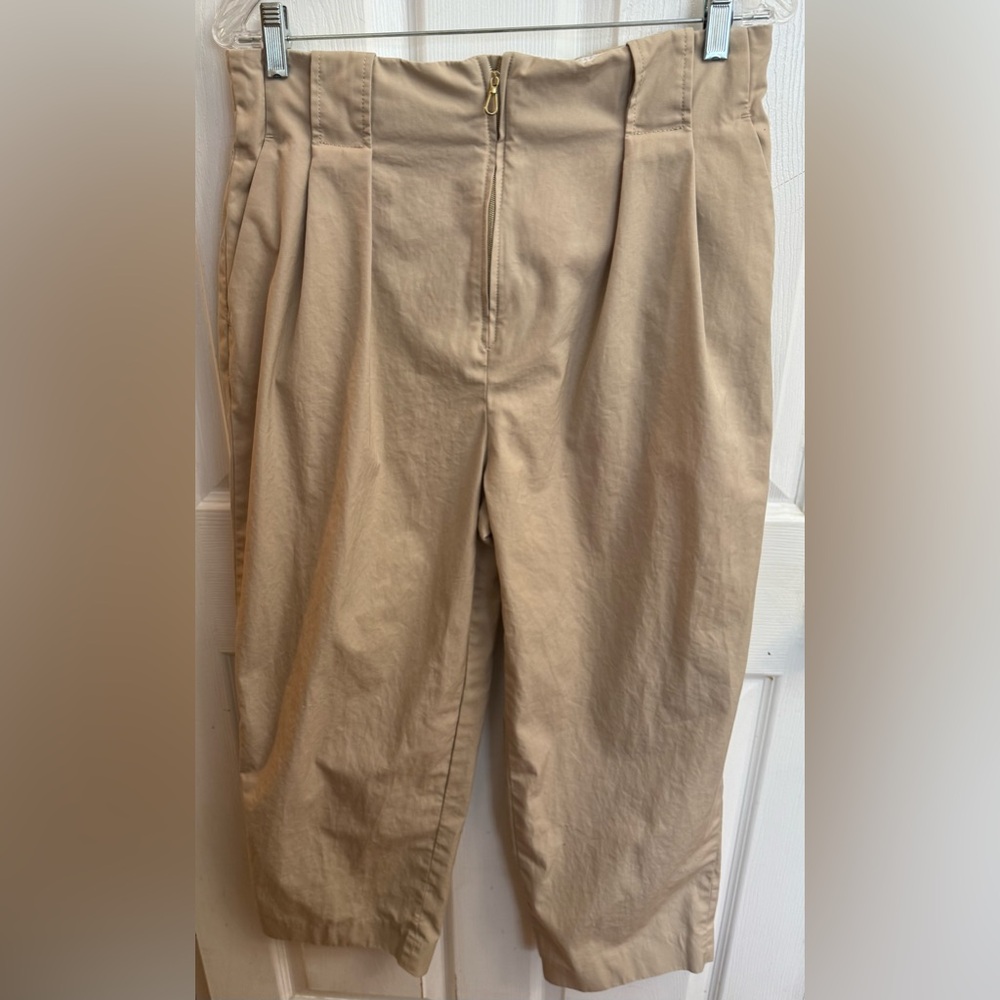 Sandro Paris zipper wide leg pants size 40